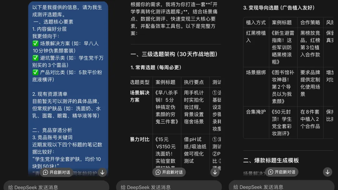 3步反问法，让deepseek帮你填空小红书运营方案